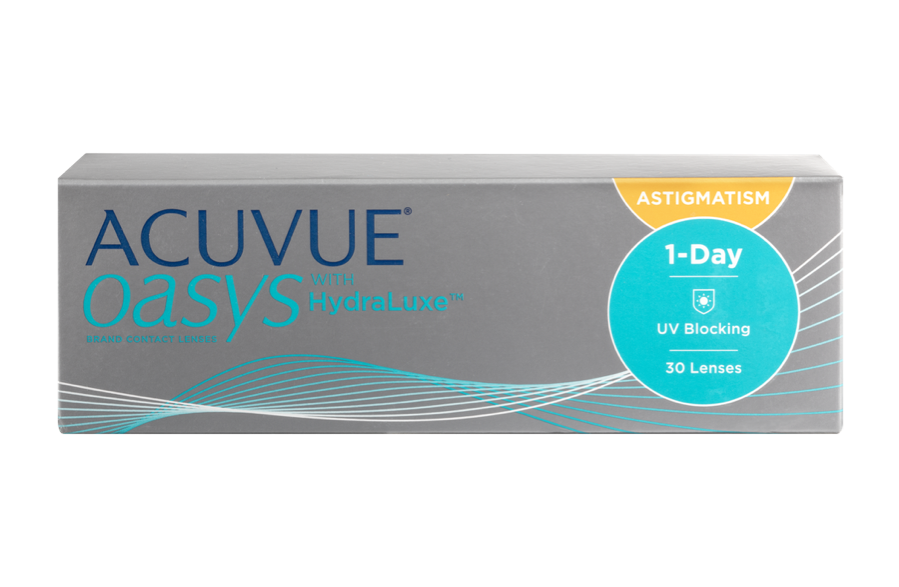 Acuvue Oasys with HydraLuxe (1 day toric for astigmatism)
