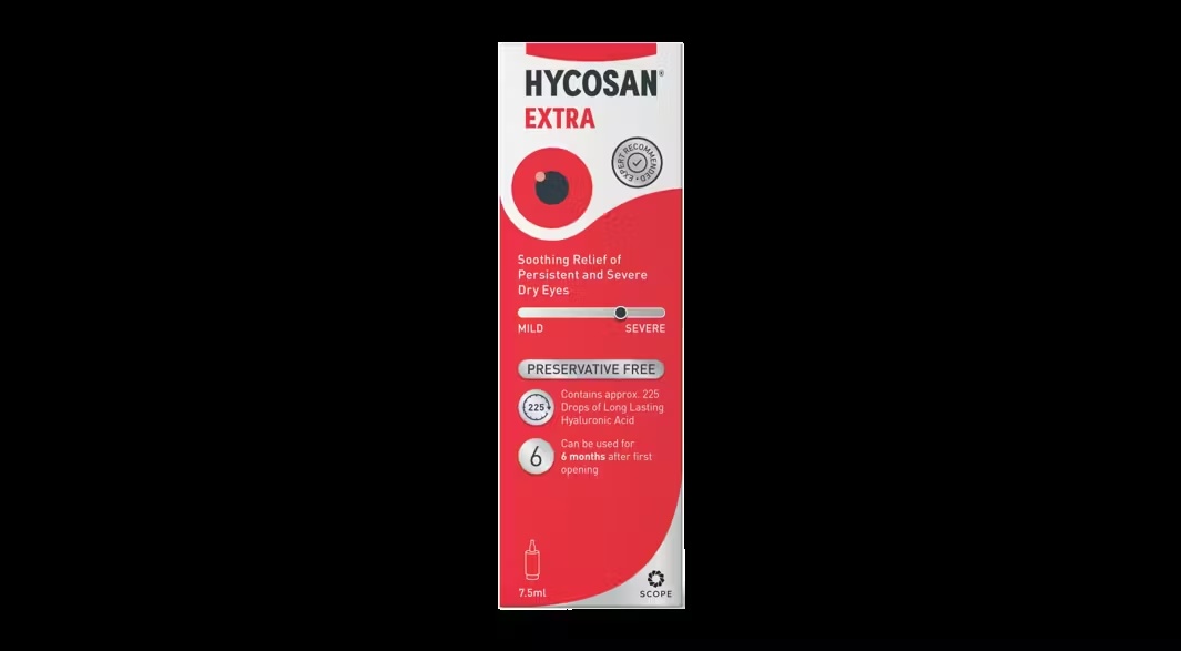 Hycosan Extra Preservative Free Eye Drops 1 x 7.5ml