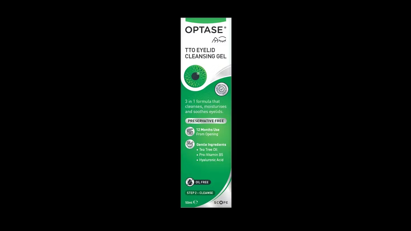 Optase TTO Eyelid Cleansing Gel 1 x 50ml