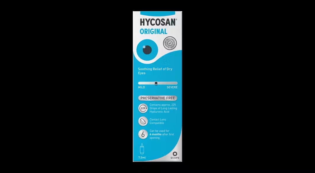 Hycosan Original Preservative Free Eye Drops 1 x 7.5ml