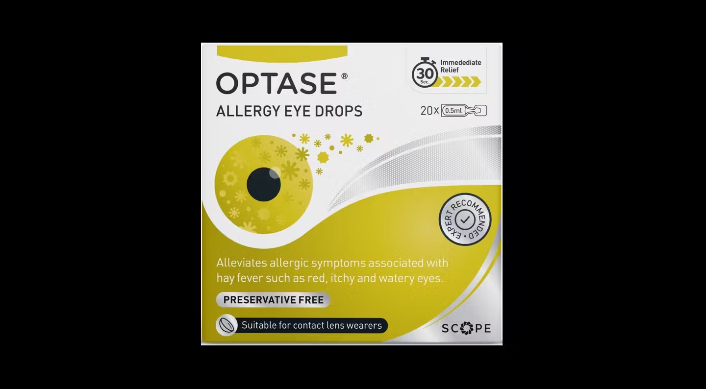 Optase Allergy Preservative Free Eye Drops 20 x 0.5ml