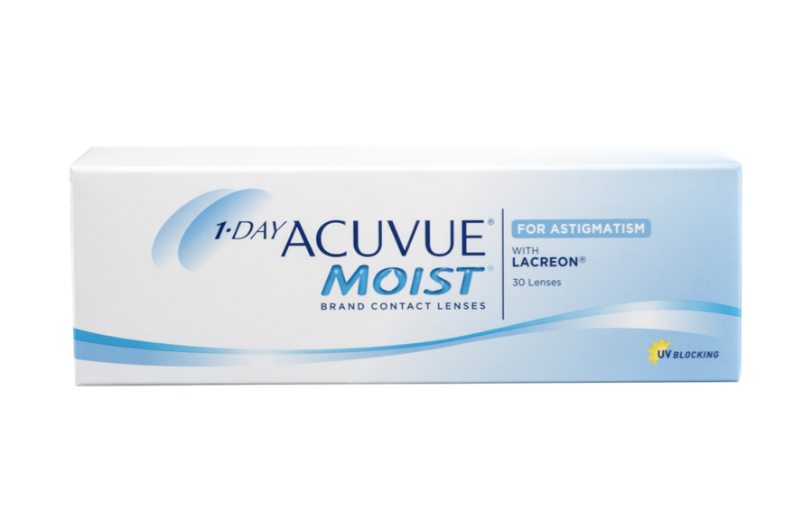 Acuvue Moist with LACREON (1 day toric for astigmatism)