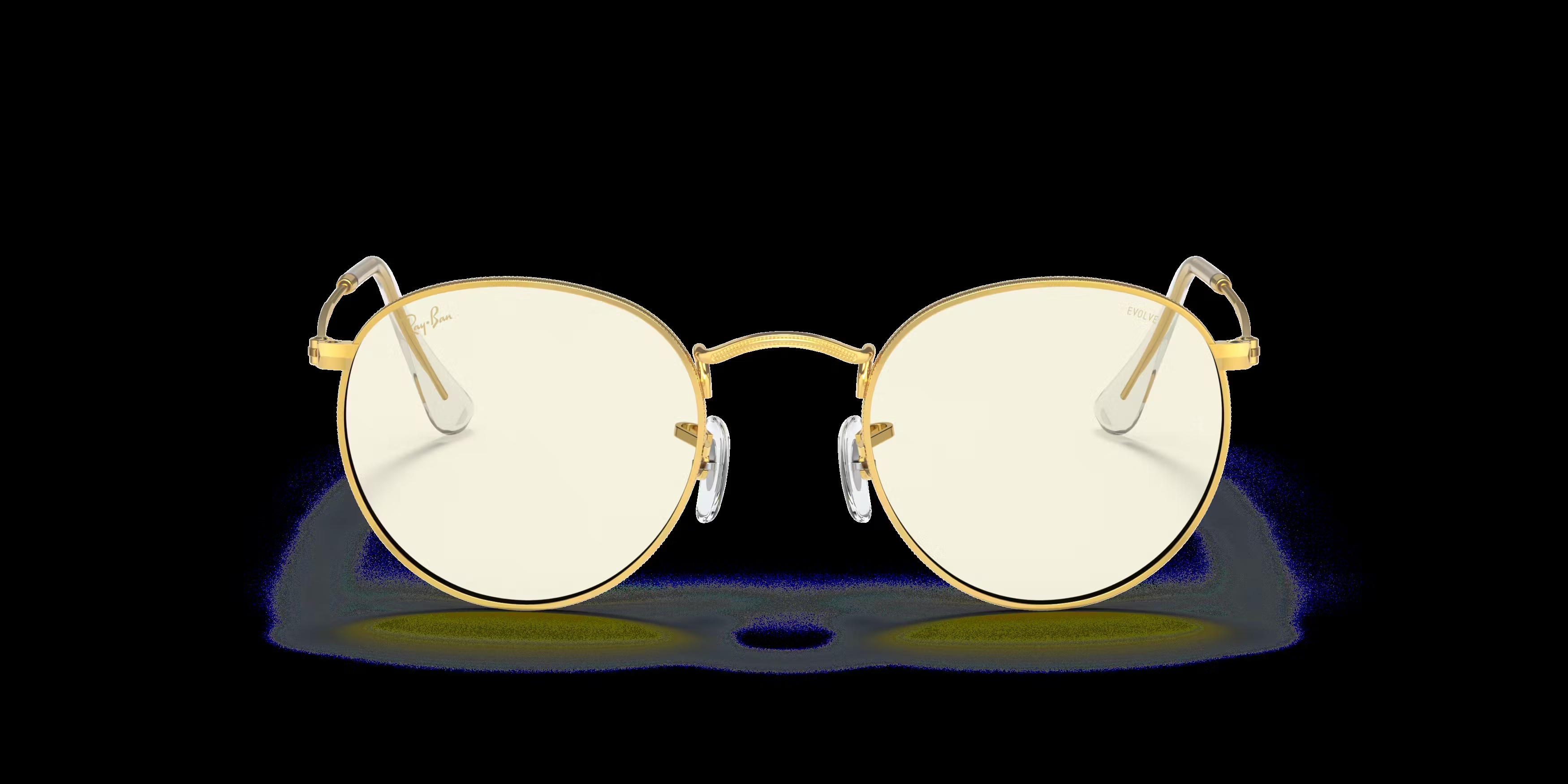 Ray-Ban Round Blue-Light Clear Evolve RB 3447 Sunglasses