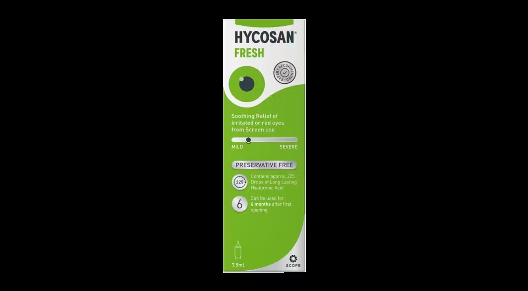 Hycosan Fresh Preservative Free Eye Drops 1 x 7.5ml