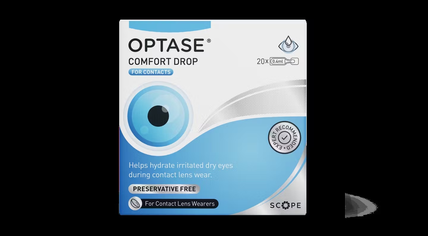 Optase Comfort Drop Preservative Free Eye Drops 20 x 0.4ml